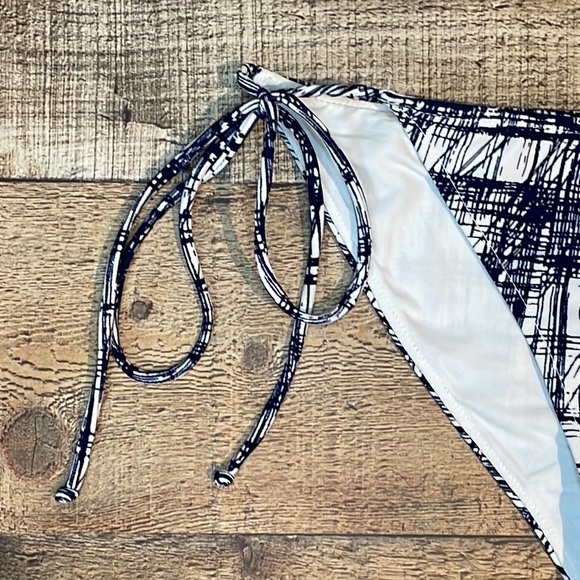 Rachel Pally Ibiza bikini bottoms Navy Sketch Size Small NWT - Picture 2 of 7